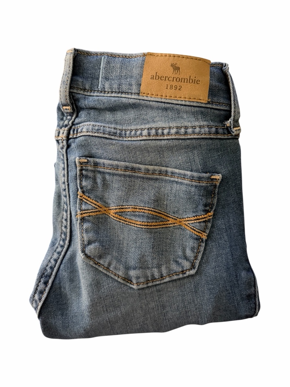 ABERCROMBIE KIDS-girls distressed jeans-size 7/8 slim